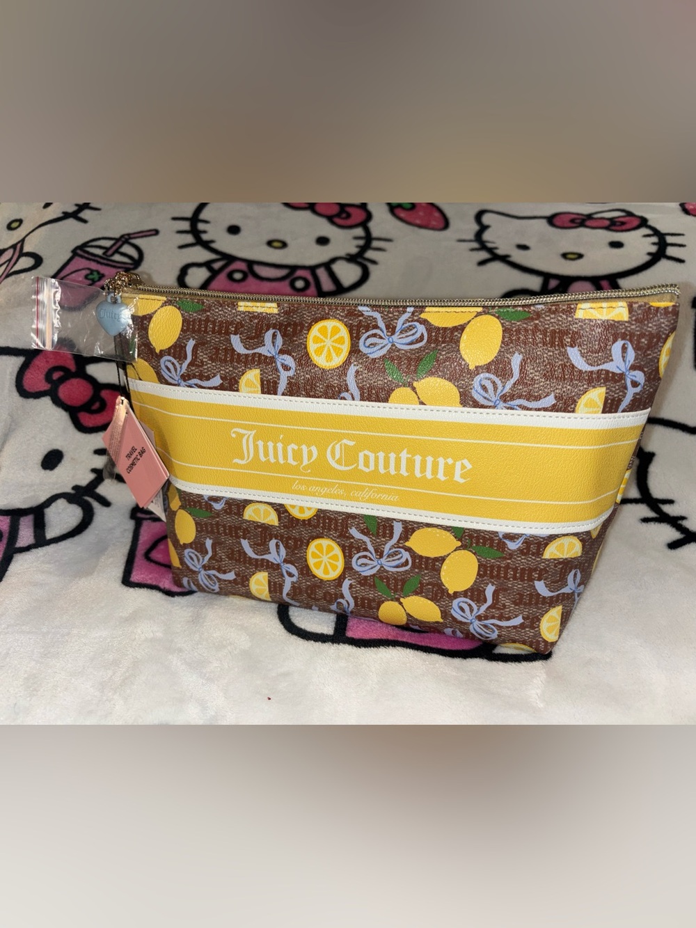 Juicy Couture Lemon Cosmetic Bag